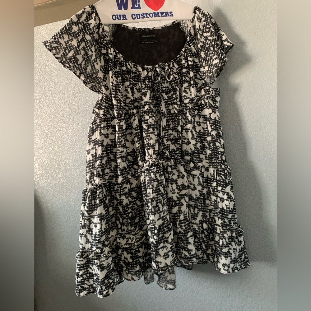 Urban Outfitters medium black floral dress